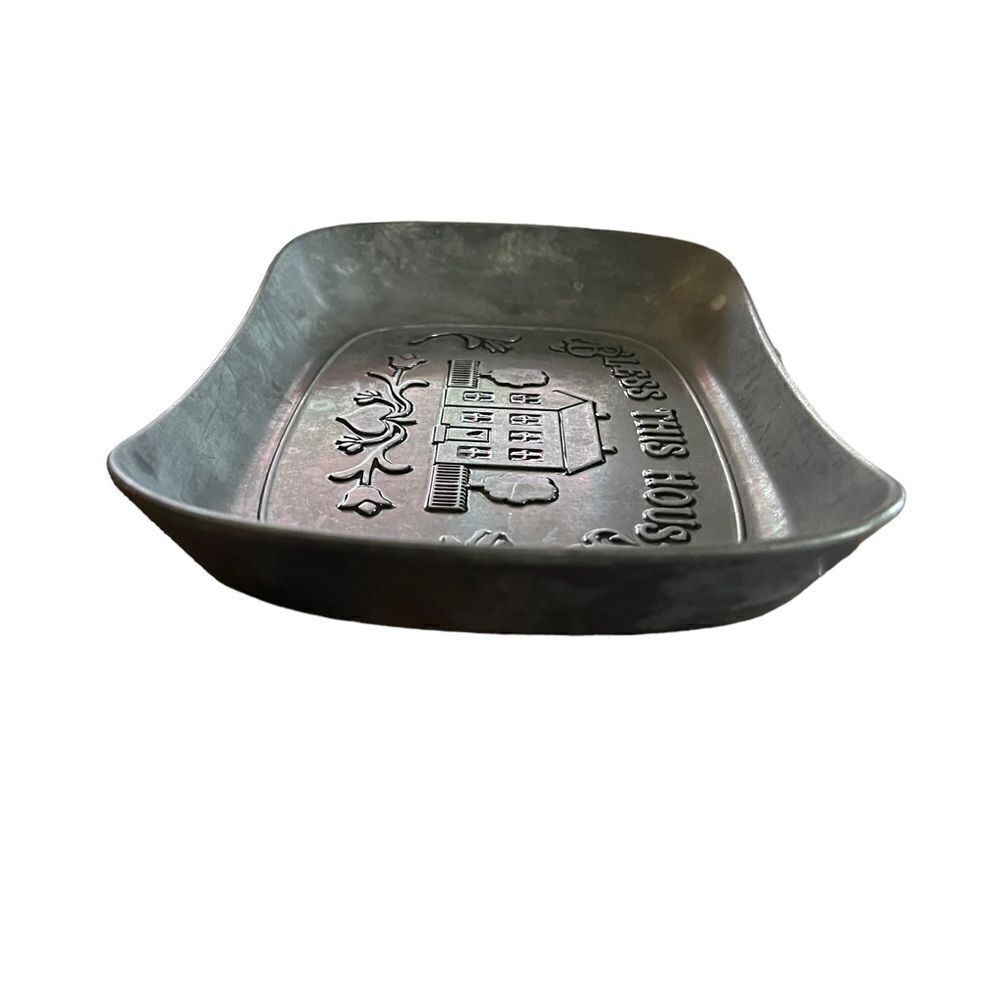Wilton Armestale vintage pewter “Bless This House”tray‎ - Picture 4 of 6